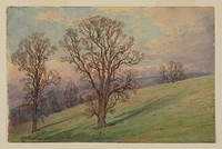 Study of Landscape, Chester County, PA, William Trost Richards