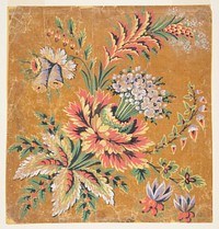 Design for a Woven or Embroidered Corner Motif