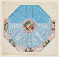 Design for a Painted Octagonal Panel, Marco Capizucchi