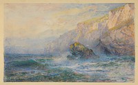 Study after "At Icart Point, Guernsey", William Trost Richards