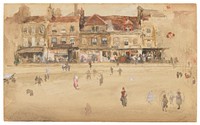 Red and Brown-Hoxton, James Abbott McNeill Whistler (1834-1903)