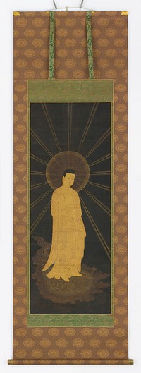 Amitabha (Amida) welcoming souls to paradise