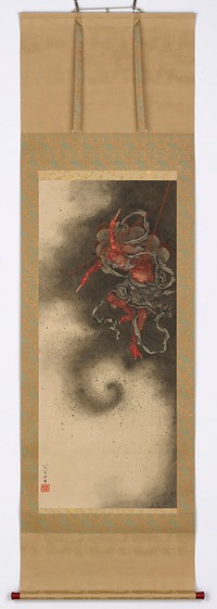 Thunder god by Katsushika Hokusai