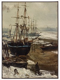 The Thames in Ice, James Abbott McNeill Whistler (1834-1903)