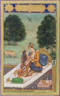 Lovers on a terrace