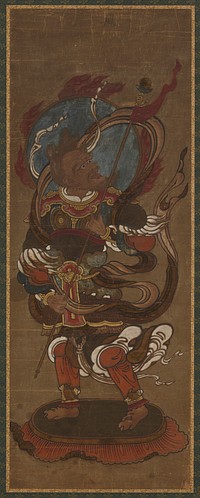 One of the twelve deva: Fu-ten (Vayu)