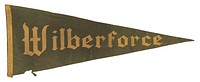 Pennant for Wilberforce University, National Museum of African American History and Culture