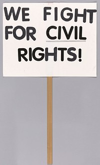 Placard from dance recital performance "Dance to Glory" by Studio A, National Museum of African American History and Culture