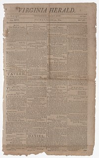 Virginia Herald Vol. XVIII No. 1386, National Museum of African American History and Culture