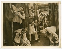 Photographic print of Cab Calloway and his band in a sleeper car, National Museum of African American History and Culture