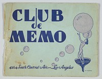 Leaflet for Club de Memo, National Museum of African American History and Culture