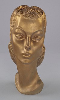 Female mannequin head from Mae's Millinery Shop, National Museum of African American History and Culture