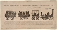 The First Locomotive and Train of Passenger-Cars Ever Run in the State of New York, Smithsonian National Museum of African Art