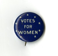 Woman Suffrage Button