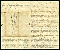 Mexican-American War folded letter