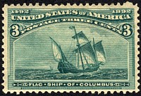 3c Flagship of Columbus single