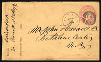 3c Washington with Albany, NY "OK" on stationery