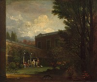 West Family in the Studio Garden, Benjamin West