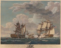 Capture of H. B. M. Frigate Macedonian, Capt. J. S. Carden by the U. S. frigate United States, Stephen Decatur, Eqr., Commander