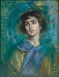 The Blue Scarf by Alice Pike Barney