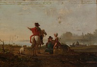 Dutch Landscape with Figures, Smithsonian American Art Museum, Bequest of Mabel Johnson Langhorne