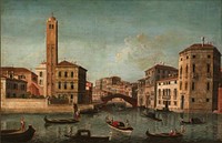Scene on the Grand Canal, Venice, Smithsonian American Art Museum, Bequest of Mabel Johnson Langhorne