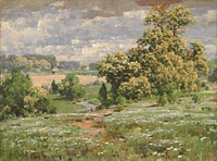 Chestnut Trees in Bloom, William Henry Holmes