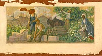 Abundance of Today (mural study, Clarksville, Tennessee Post Office), F. Luis Mora