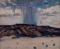 Cloudburst at Black Mesa, New Mexico, Allen Tucker
