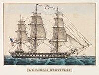 U.S. Frigate Constitution, Nathaniel Currier