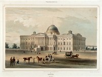 Washington--Capitol (East View), Isidore Laurent Deroy