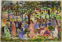 Park Scene, Maurice Prendergast