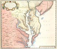 A New Map of Virginia and Maryland and the Improved Parts of Pennsylvania and New Jersey