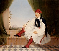 Portrait of John B. Carmac, in Greek Evzone Costume, Walter Gould