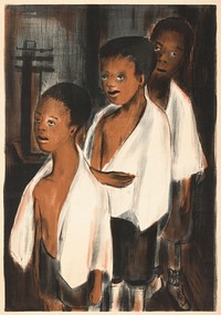 Untitled (Three Children with White Towels)