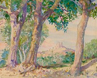 Landscape, Italy, Donald Shaw MacLaughlan