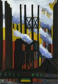 Steel Mill, Joseph Stella