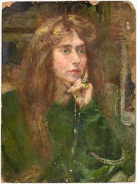 Natalie with Necklace by Alice Pike Barney