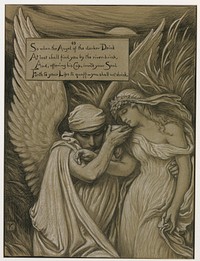 (Illustration for Rubáiyát of Omar Khayyám) The Cup of Death