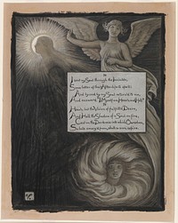 (Illustration for Rubáiyát of Omar Khayyám) The Soul's Answer