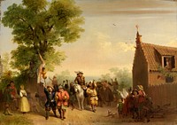 Triumph of Stoffel Brinkerhoff, on His Return from His Conquests in the East, John Gadsby Chapman