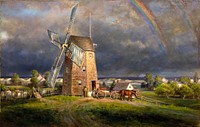 Old Hook Mill, Easthampton, Edward Lamson Henry