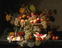 Still Life with Fruit, Severin Roesen