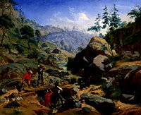 Miners in the Sierras, Charles Christian Nahl
