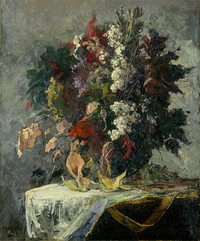 Untitled (floral still life), Edward Mitchell Bannister