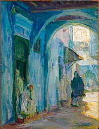 Street in Tangier, Henry Ossawa Tanner