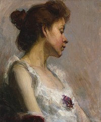 Portrait of the Artist's Wife, Henry Ossawa Tanner