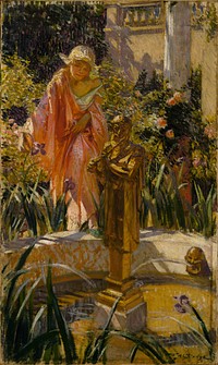 Stepping in the Fountain, William De Leftwich Dodge