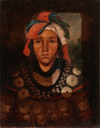 Portrait of a Young Man (Seminole Indian)