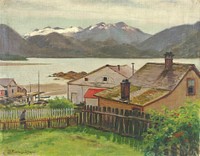 In the Old Quarter, Sitka, 1900, Theodore J. Richardson